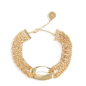 Vince Camuto Gold Tone Chain Bracelet NEW